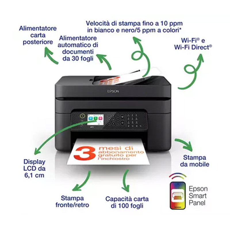 Multifunzione  Epson Workforce WF-2950 DWF