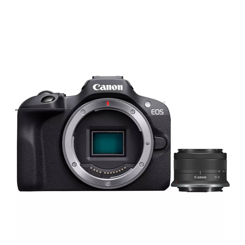 Fotocamera Canon EOS R100 + RF-S 18-45mm