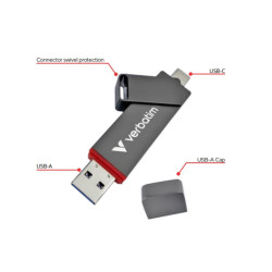 Verbatim 1TB Dual QuickStick USB-C USB-A